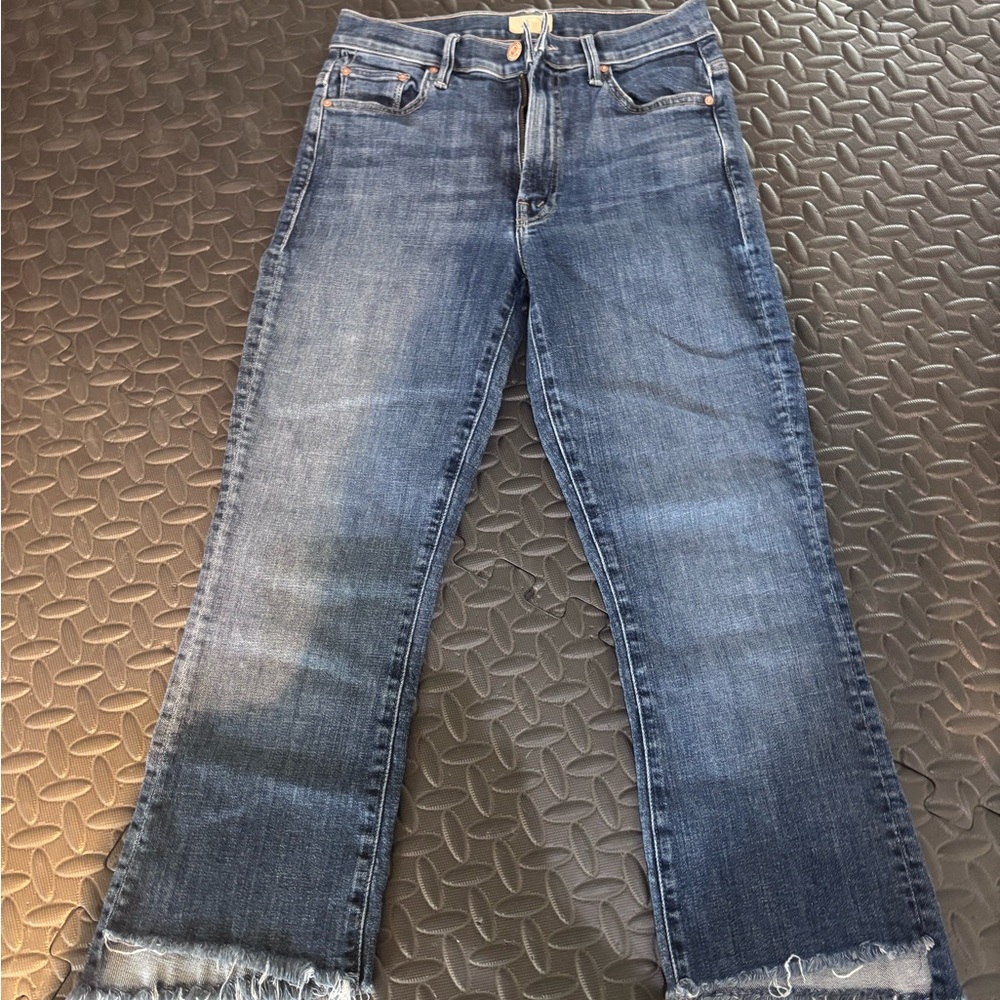 MOTHER Insider crop step fray size 26